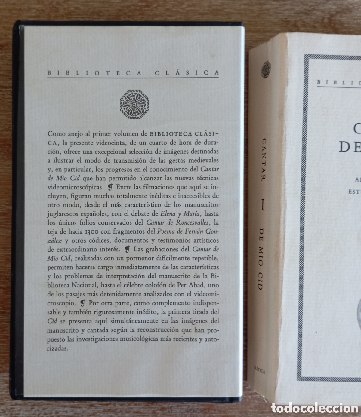 Libros de segunda mano: CANTAR DE MIO CID - CRITICA - LIBRO + VHS - Foto 4