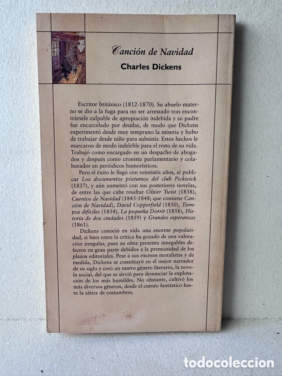 Libros de segunda mano: Charles Dickens - Canci&oacute;n de Navidad - Foto 2