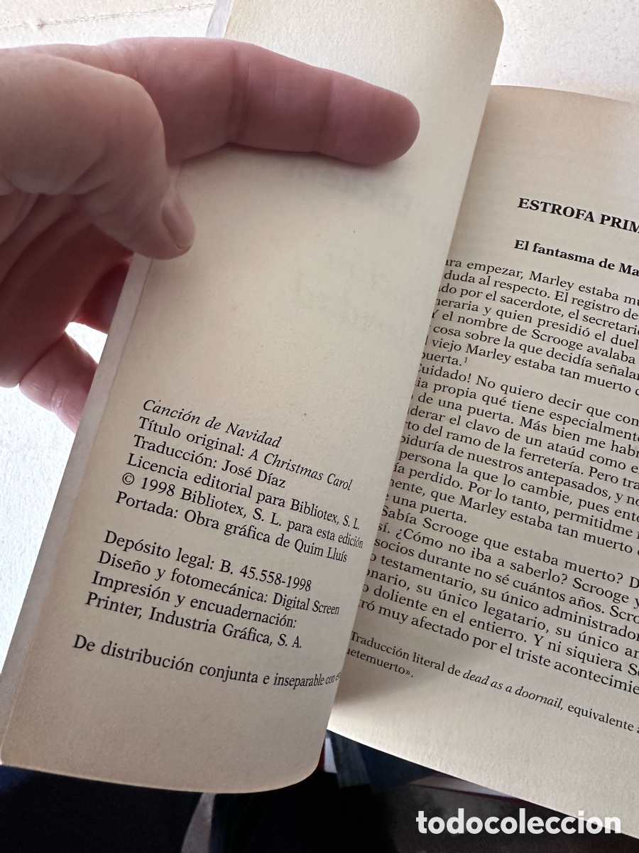 Libros de segunda mano: Charles Dickens - Canci&oacute;n de Navidad - Foto 4