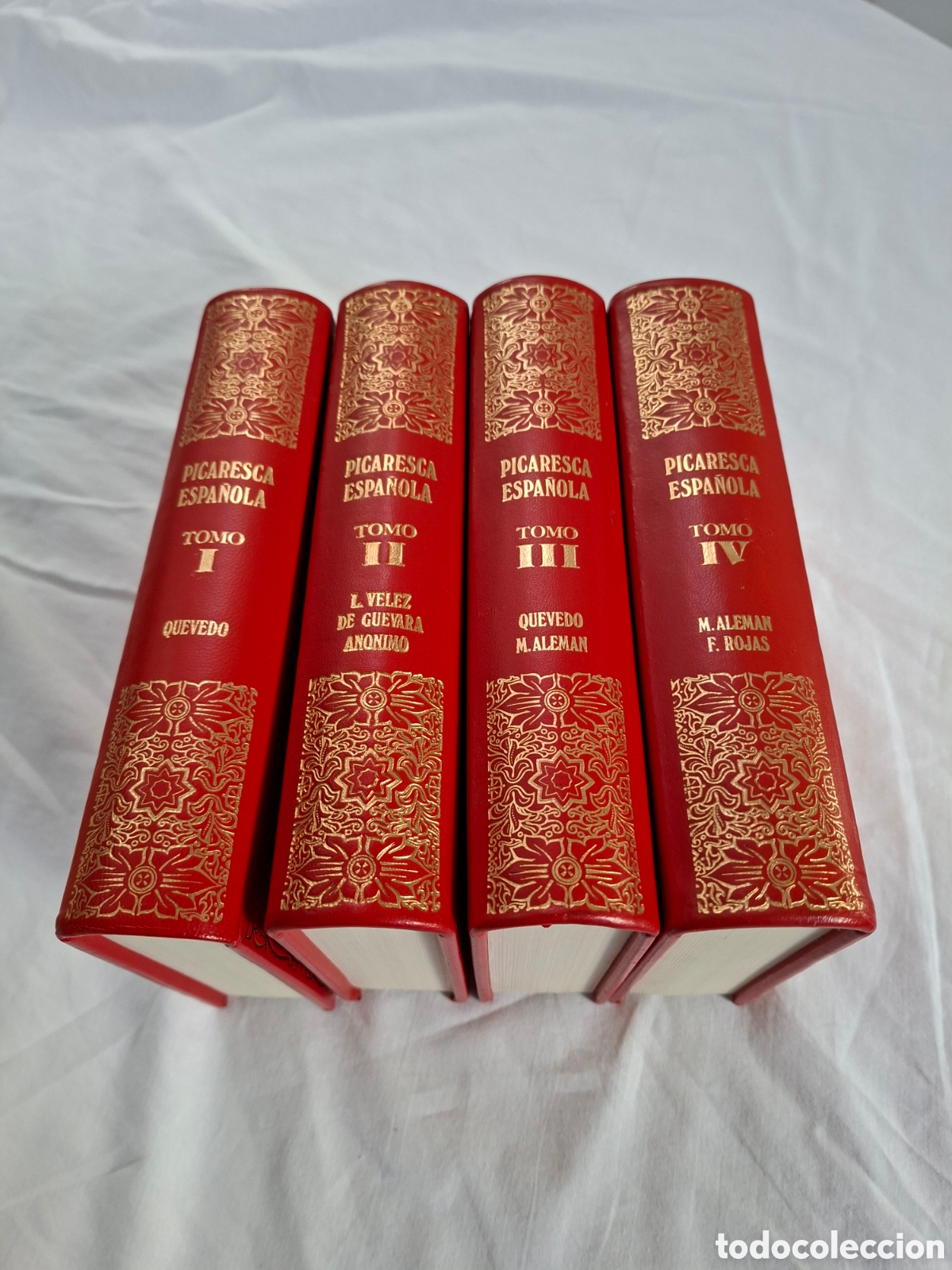 Libros de segunda mano: La Picaresca Espa&ntilde;ola &ndash; 4 Tomos Completa &ndash; Edici&oacute;n Limitada y Numerada (Ejemplar 1023) &ndash; C&iacute;rculo del