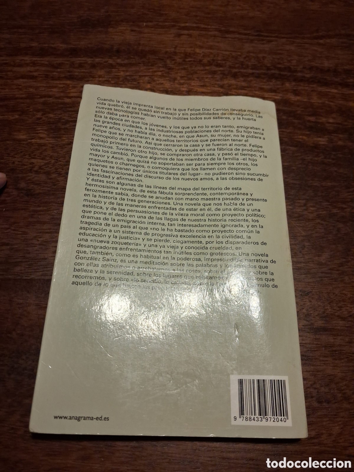 Libros de segunda mano: Ojos que no ven, JA Gonz&aacute;lez Sainz - Foto 2