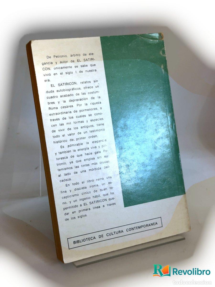 Libros de segunda mano: El Satiric&oacute;n - 1&ordf; edici&oacute;n - Petronio - Foto 2