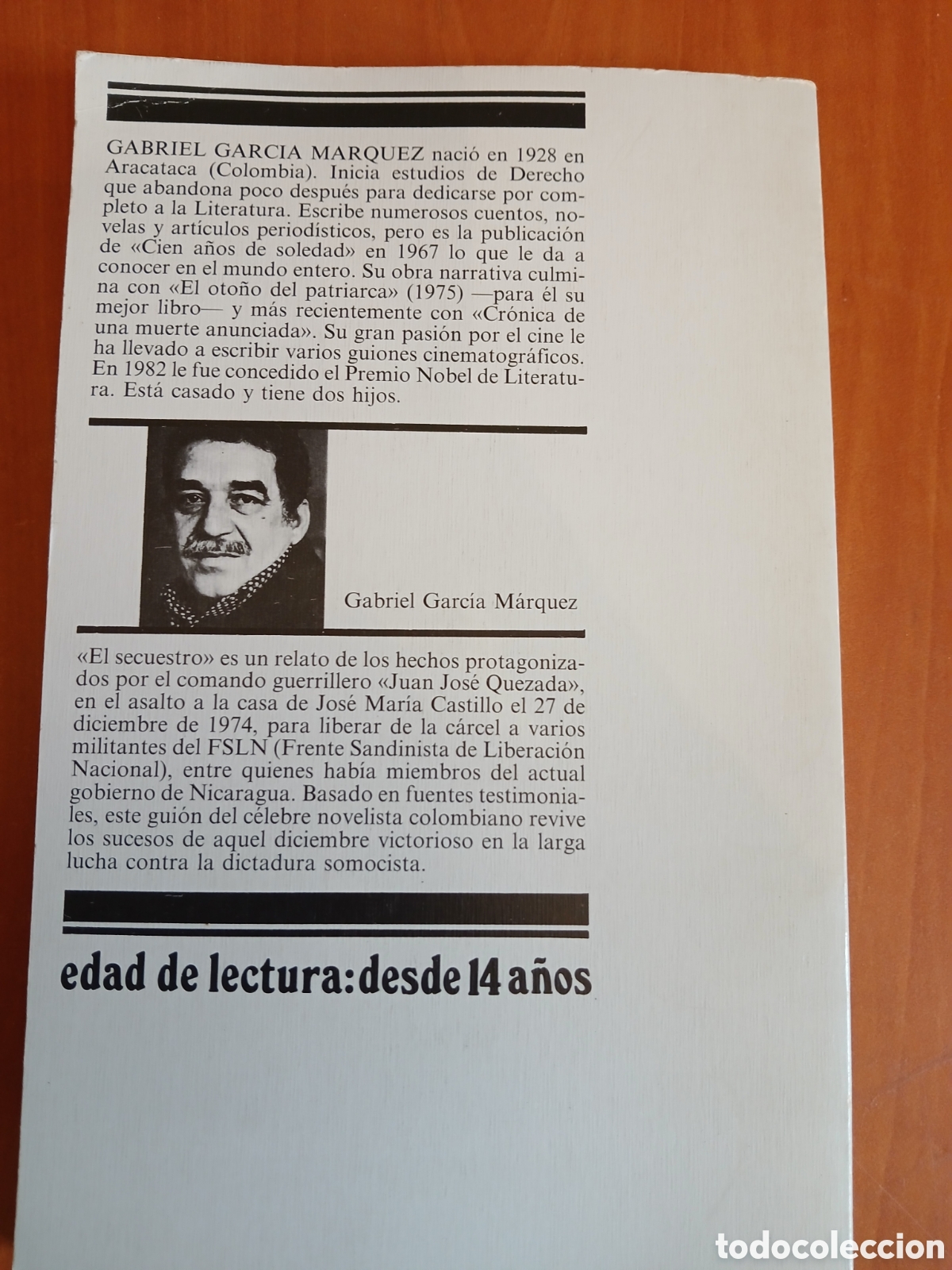 Libros de segunda mano: El Secuestro. Gabriel Garc&iacute;a M&aacute;rquez. - Foto 2