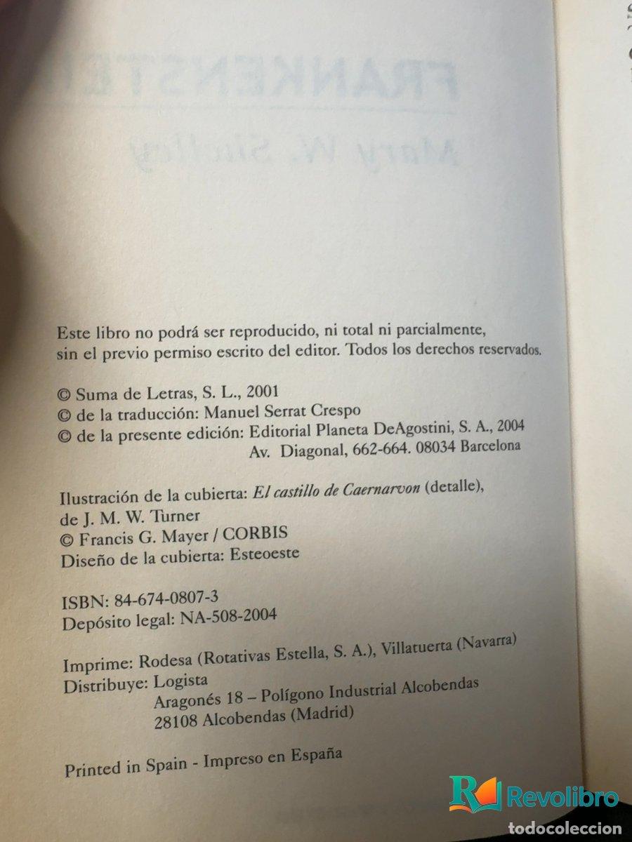 Libros de segunda mano: Frankenstein - 1&ordf; edici&oacute;n - Mary W. Shelley - Foto 3