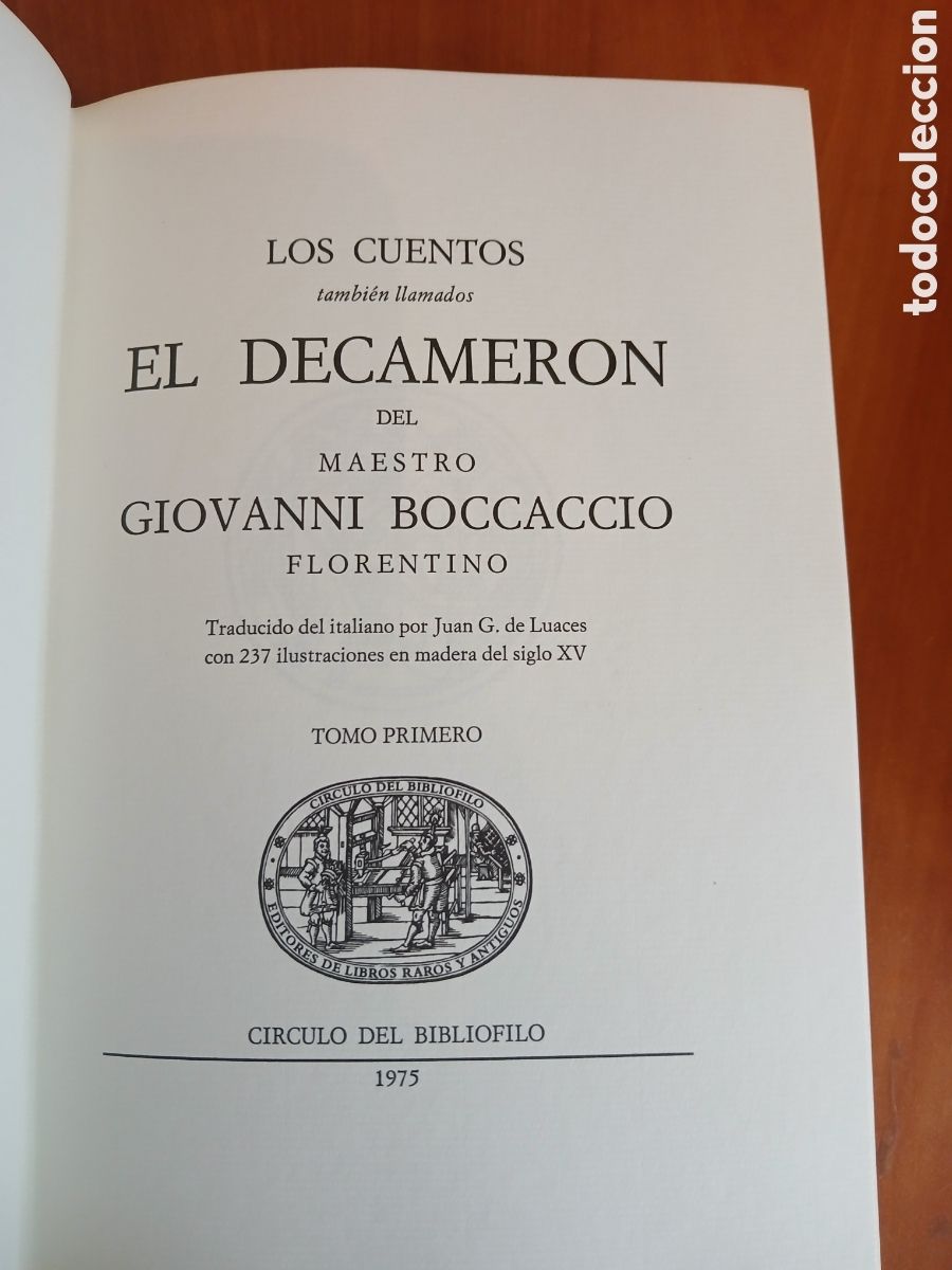 Libros de segunda mano: El Decamer&oacute;n. Giovanni Bocaccio. 3 tomos - Completo. - Foto 5