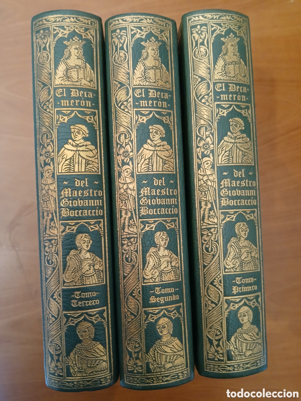 Libros de segunda mano: El Decamer&oacute;n. Giovanni Bocaccio. 3 tomos - Completo.