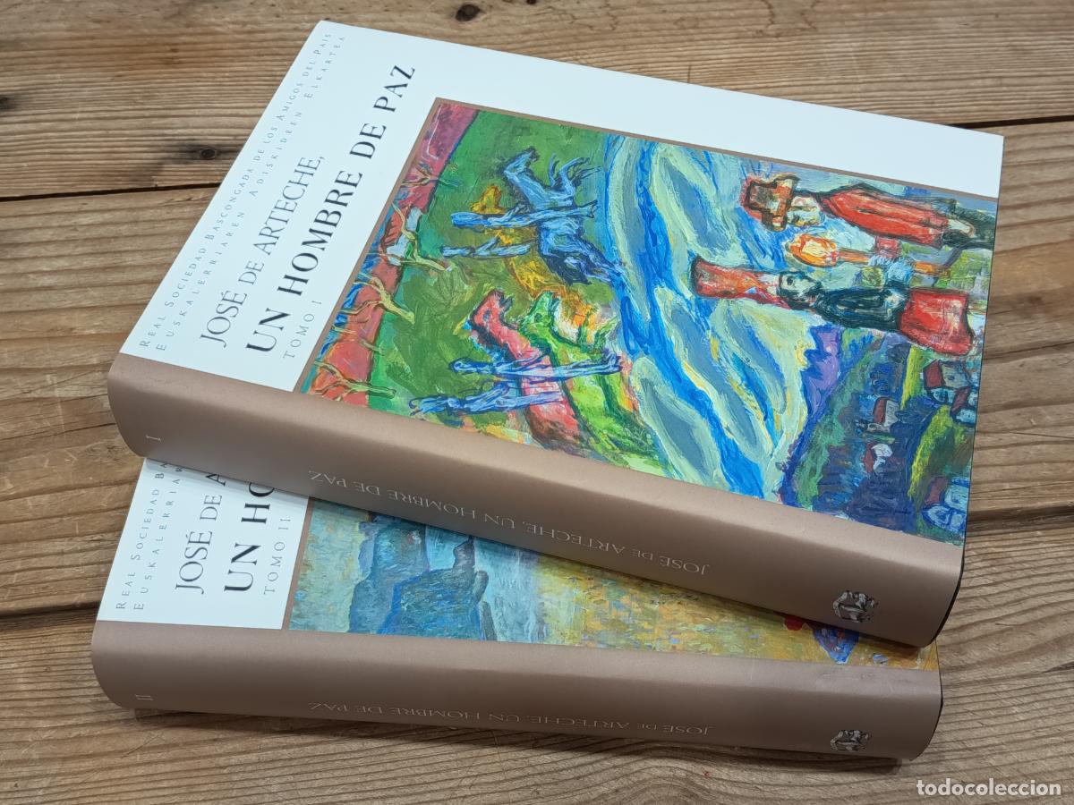 Libros de segunda mano: 2006 - Jos&eacute; de Arteche, un hombre de paz. 2 tomos
