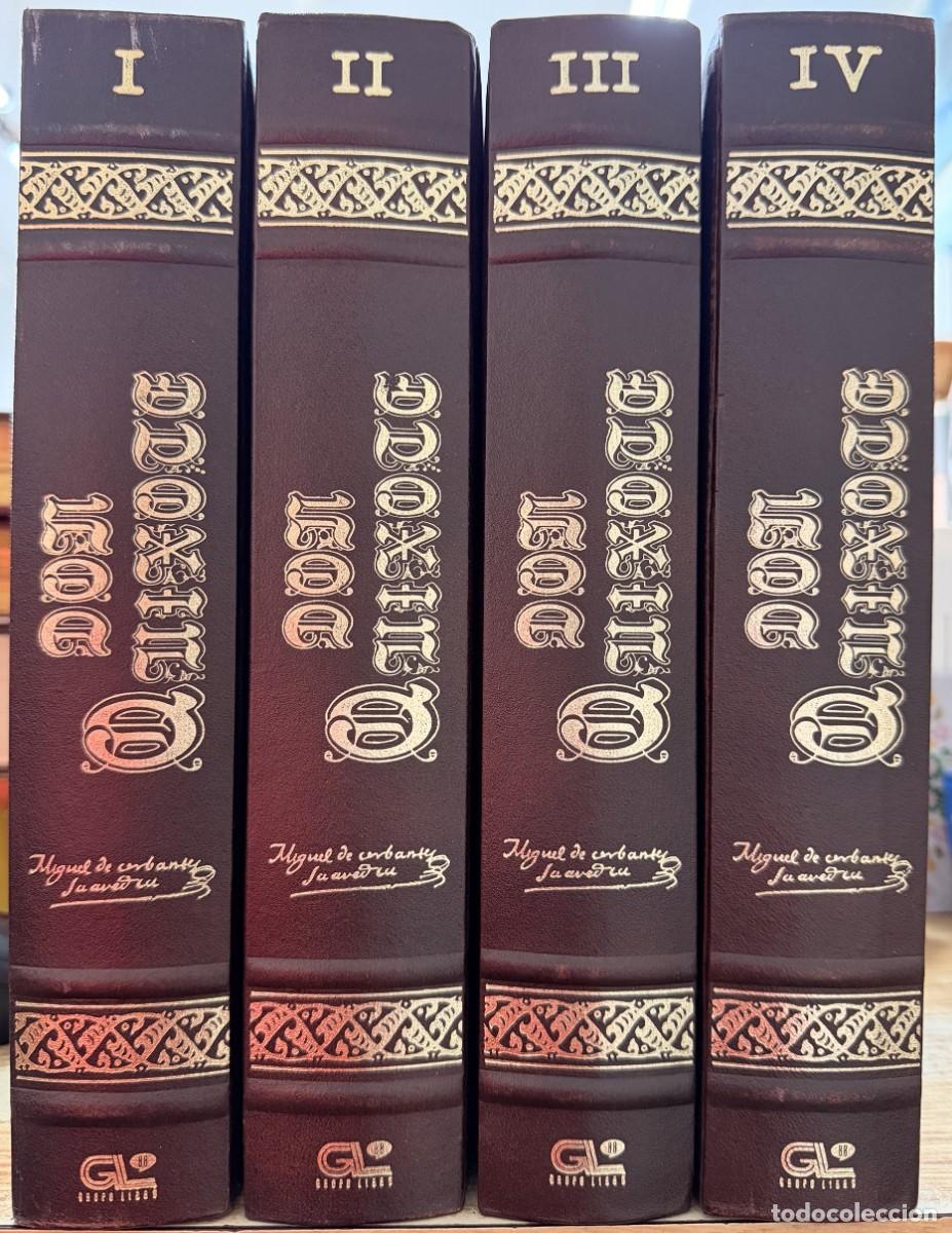 Libros de segunda mano: DON QUIXOTE (4 TOMOS). DE CERVANTES SAAVEDRA, MIGUEL. A-FACSIMIL-368