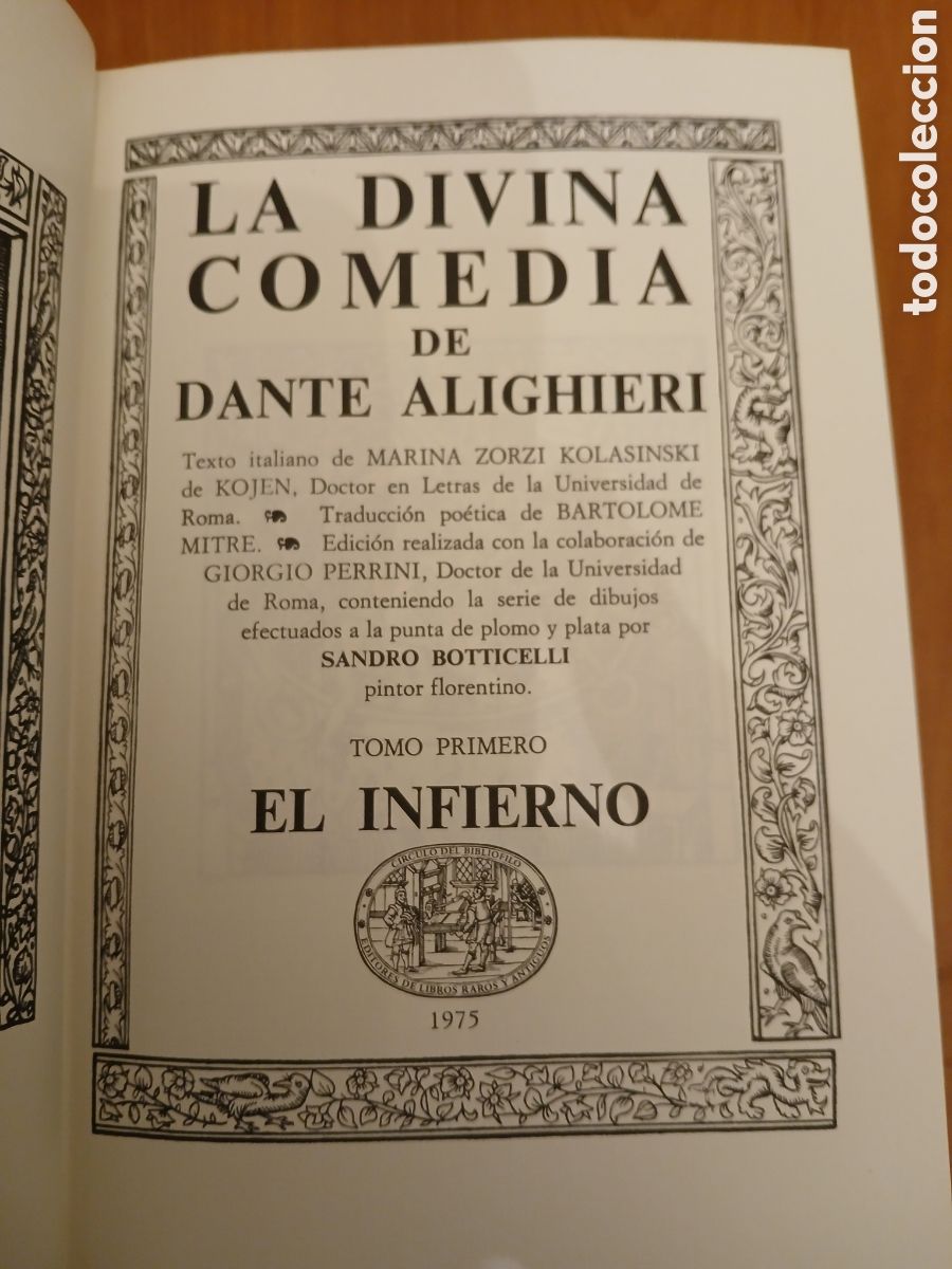 Libros de segunda mano: La Divina Comedia. Dante Alighieri. Edici&oacute;n limitada y numerada. - Foto 4