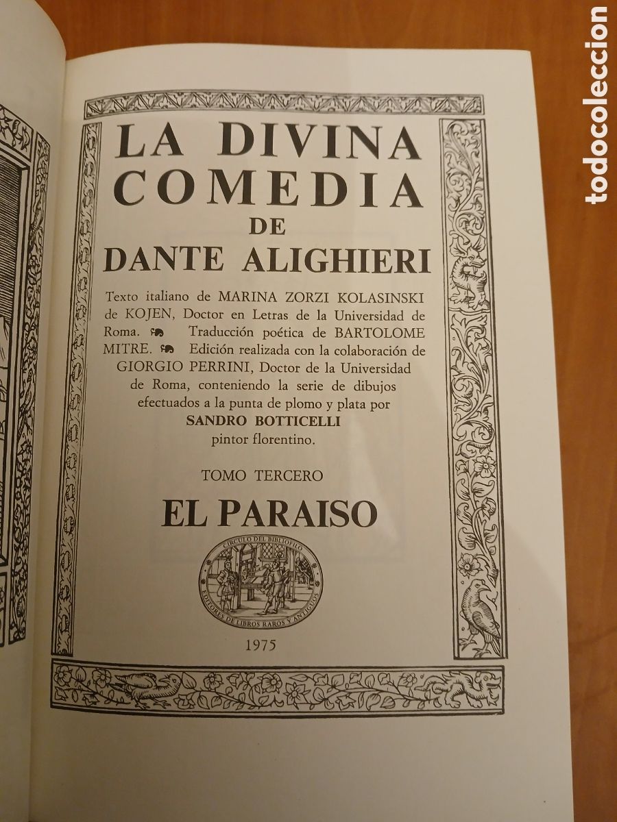 Libros de segunda mano: La Divina Comedia. Dante Alighieri. Edici&oacute;n limitada y numerada. - Foto 6