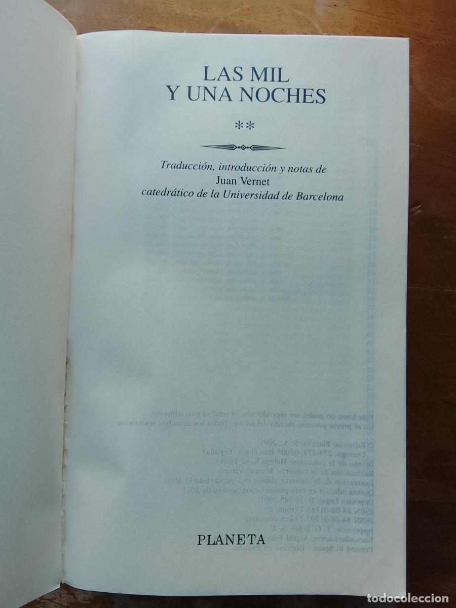 Libros de segunda mano: Las mil y una noches Planeta 2001 - Foto 2