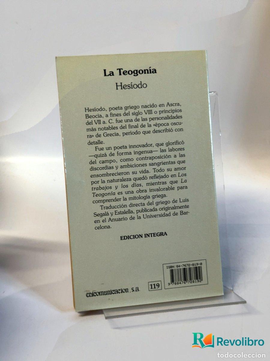 Libros de segunda mano: La Teogon&iacute;a - Hes&iacute;odo - Foto 2