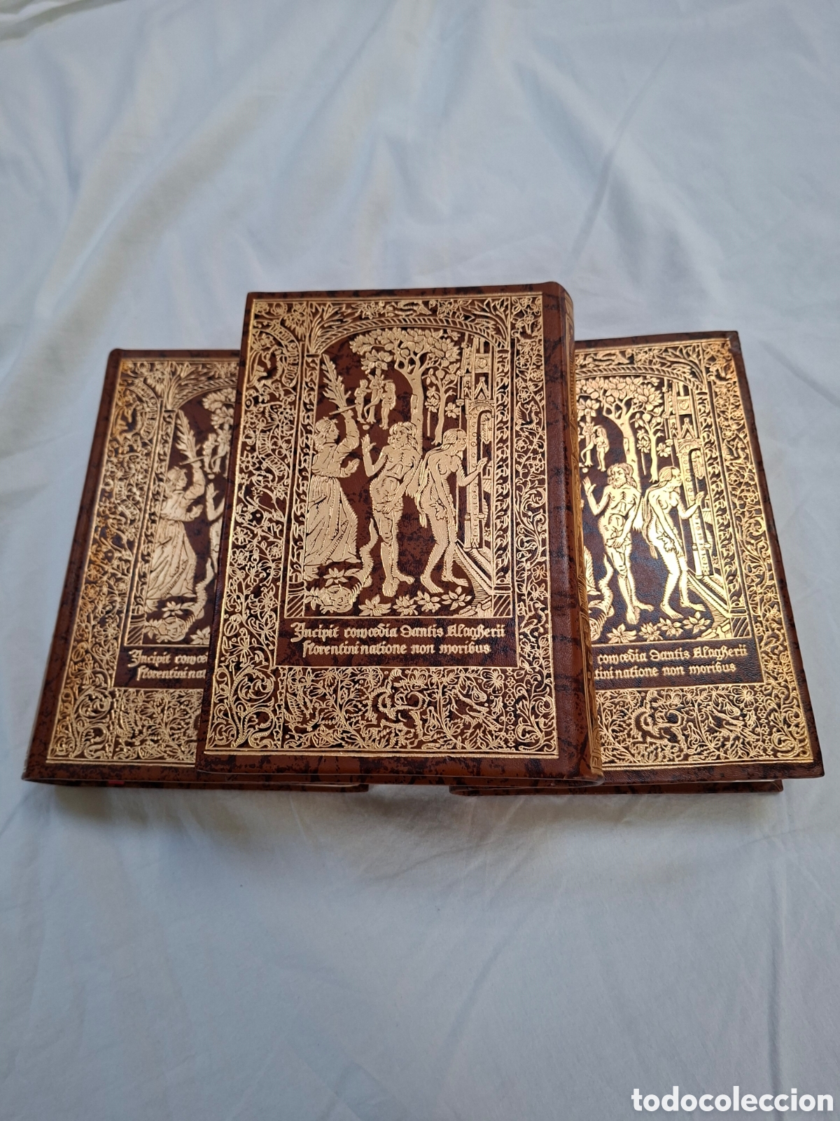 Libros de segunda mano: La Divina Comedia - Dante Alighieri (3 Tomos) Ed. Lujo Numerada (1975)