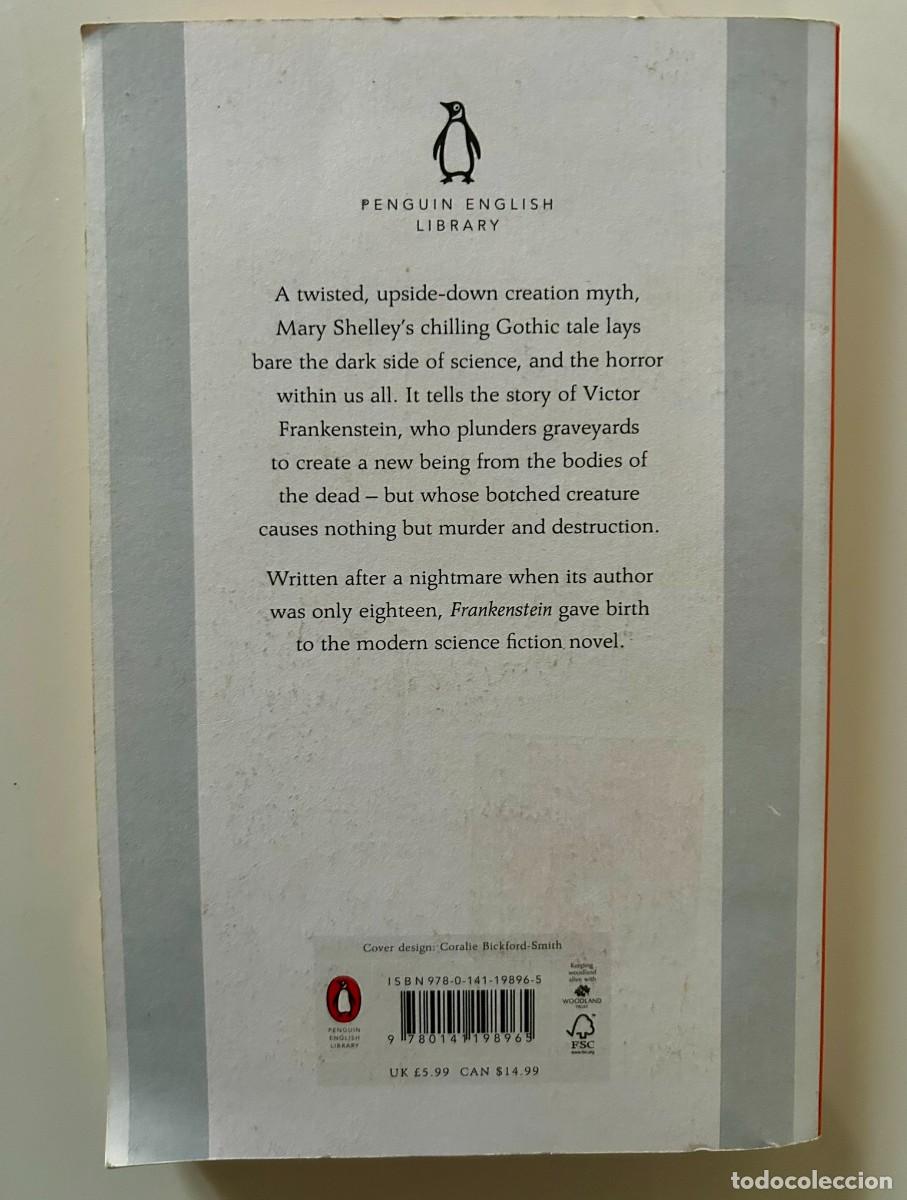 Libros de segunda mano: FRANKENSTEIN - MARY SHELLEY - PENGUIN ENGLISH LIBRARY - 2012 - Foto 2