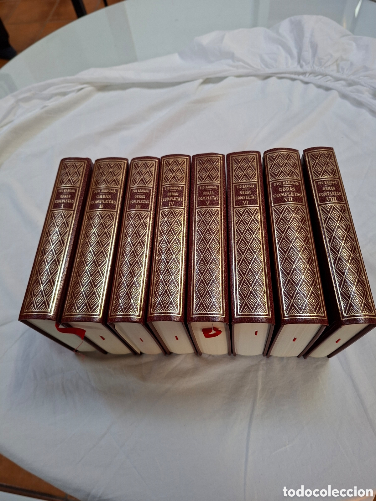 Libros de segunda mano: Obras Completas P&iacute;o Baroja - 8 Tomos Completo (1946-1951) Biblioteca Nueva. Papel Biblia. &iexcl;Impecable