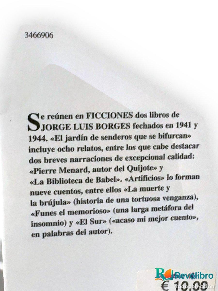 Libros de segunda mano: Ficciones - Jorge Luis Borges - Foto 3