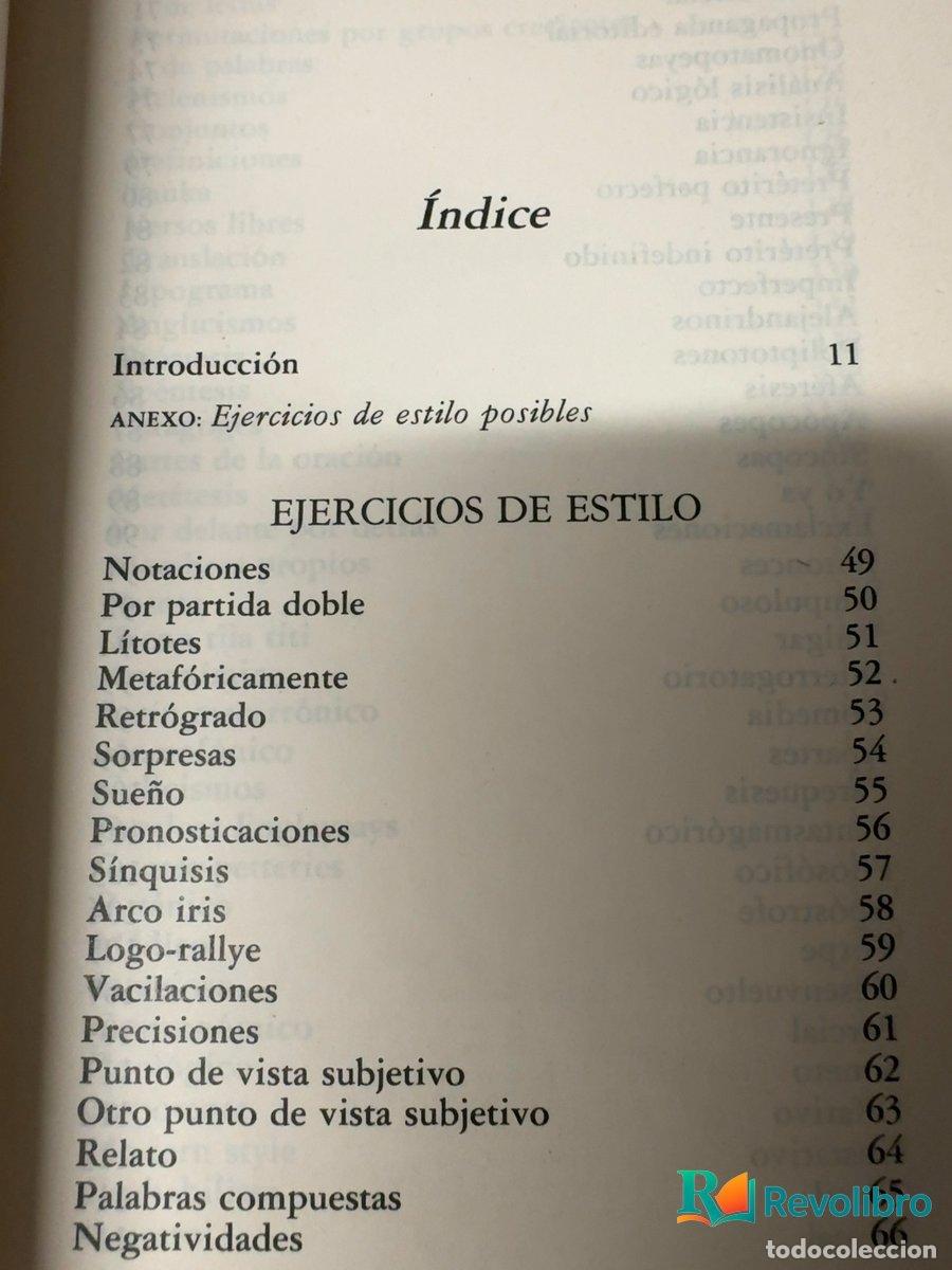 Libros de segunda mano: Ejercicios de estilo - 1&ordf; edici&oacute;n - Raymond Queneau - Foto 4