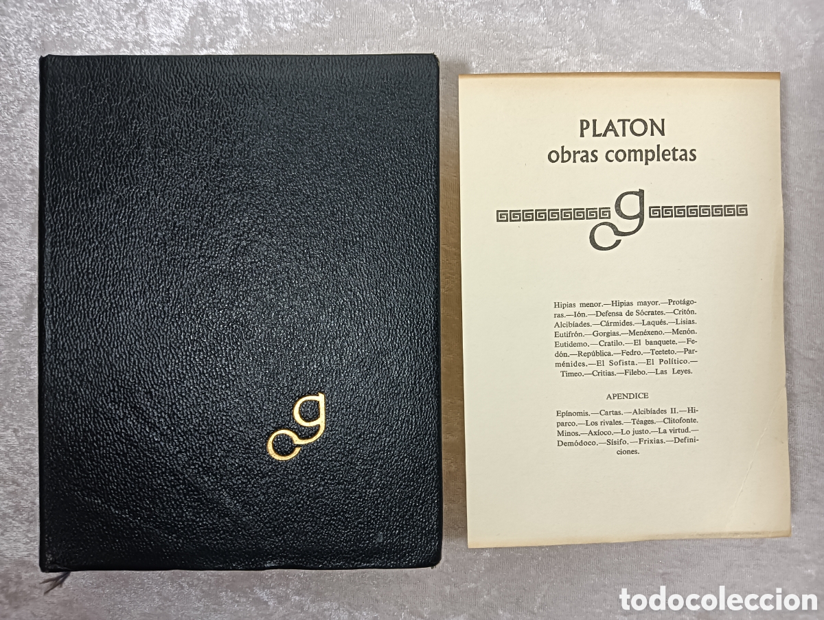 Libros de segunda mano: PLAT&Oacute;N, OBRAS COMPLETAS, AGUILAR , 1969 - Foto 3
