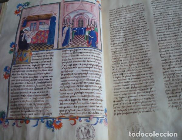 Libros: El Decamer&oacute;n de Boccaccio, ca. 1445, franc&eacute;s. Facs&iacute;mil. Scriptorium (5*) - Foto 2