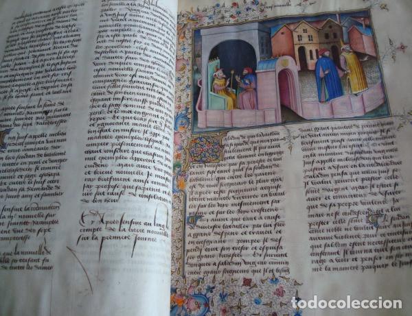 Libros: El Decamer&oacute;n de Boccaccio, ca. 1445, franc&eacute;s. Facs&iacute;mil. Scriptorium (5*) - Foto 3