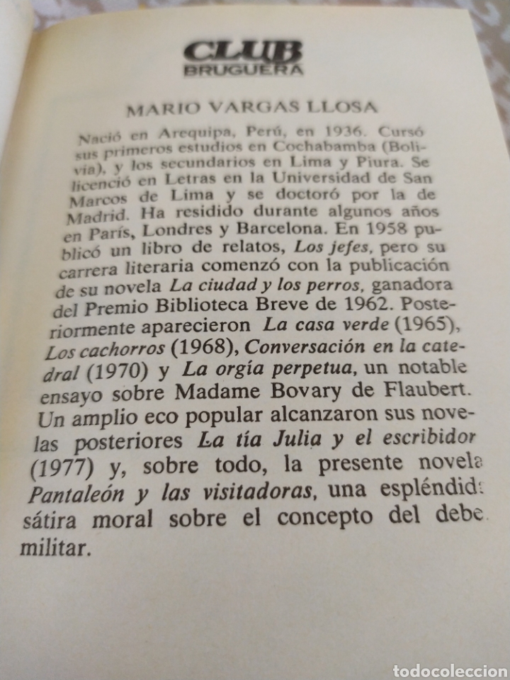 Libros: Pantaleon y las visitadoras - Foto 3