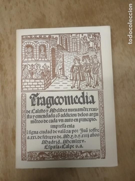 Libros: Tragicomedia de Calisto y Melibea. Facsimil Espasa Calpe - Foto 1