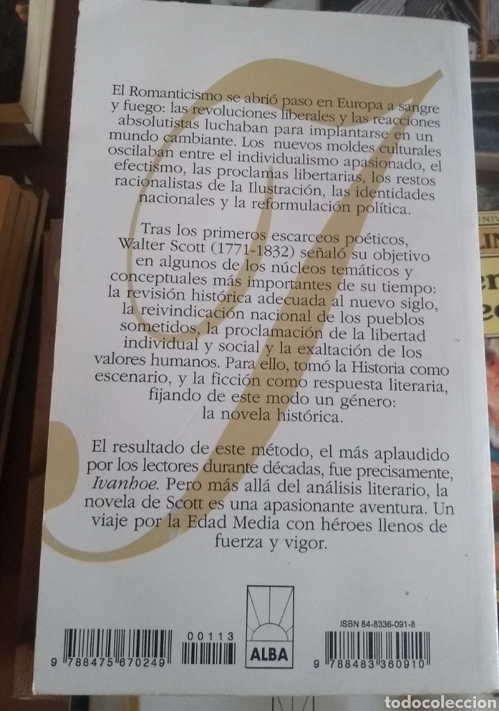 Libros: Ivanhoe. Walter Scott. Alba 9788483360910 - Foto 2