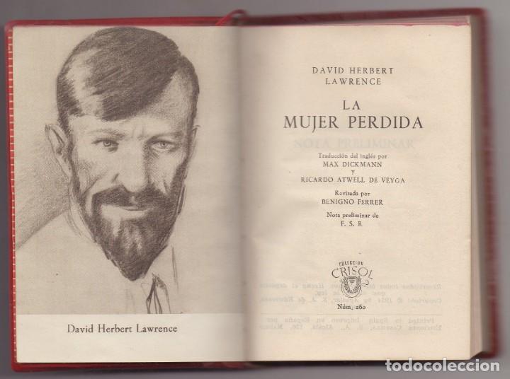 Libros: LIBRO DE CRISOL LA MUJER PERDIDA DAVID HERBERT - Foto 2