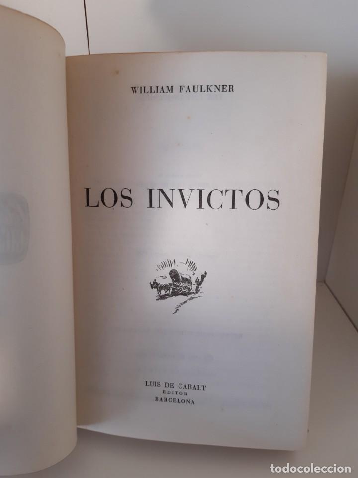 Libros: LOS INVICTOS WILLIAM FAULKNER - Foto 1