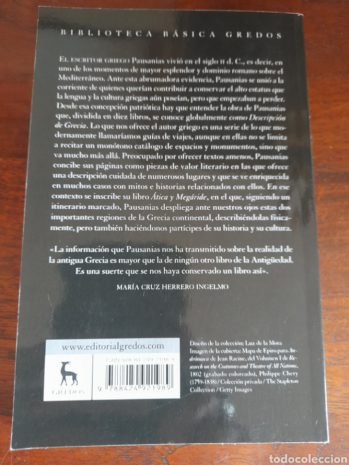 Libros: &Aacute;tica y Meg&aacute;ride. Pausanias - Foto 2