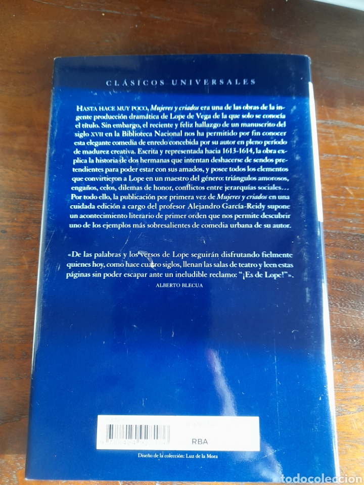 Libros: Mujeres y criados. Lope de Vega - Foto 2