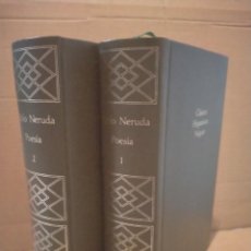 Libros: PABLO NERUDA. POESÍA (2 TOMOS) .NOGUER. Lote 314021173
