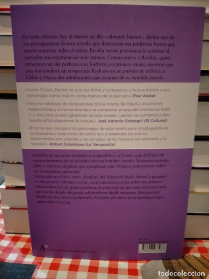 Libros: CHARLES BAXTER. EL FEST&Iacute;N DEL AMOR .LIBROS DEL ASTEROIDE - Foto 2