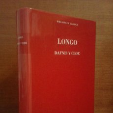 Libros: LONGO DE LESBOS - DAFNIS Y CLOE / AQUILES TACIO - LEUCIPA Y CLITOFONTE - BIBL. GREDOS Nº 133 - 2017. Lote 282454818