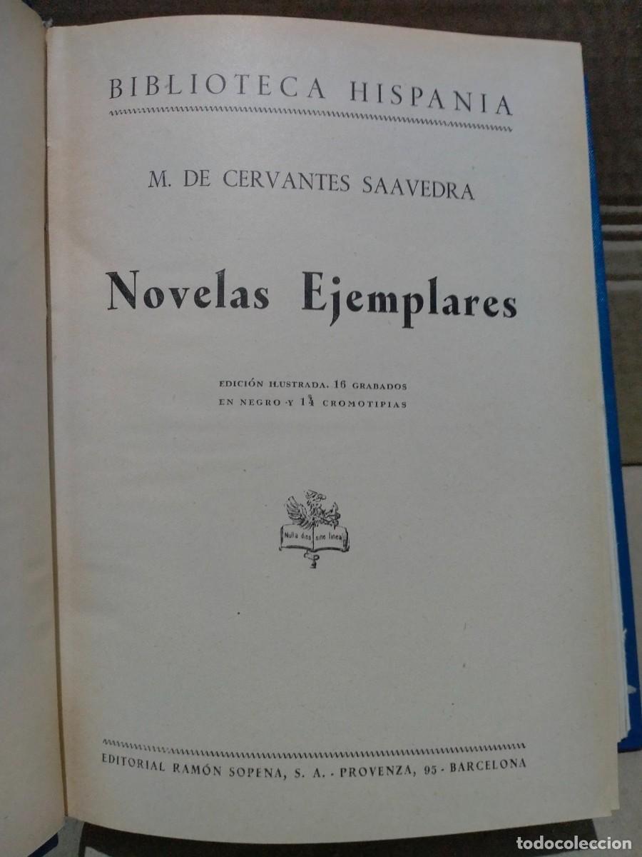 Libros: CERVANTES. NOVELAS EJEMPLARES .RAM&Oacute;N SOPENA - Foto 2
