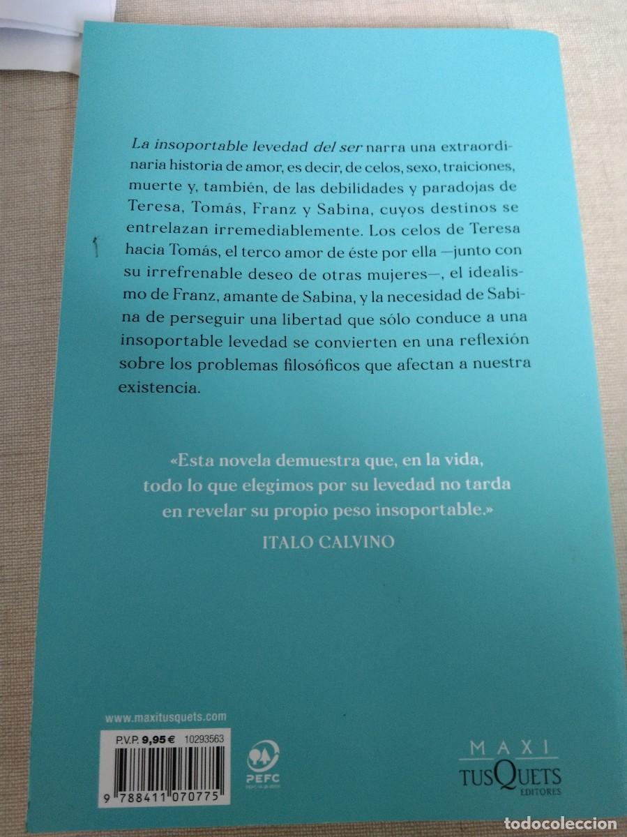 Libros: La insoportable levedad del ser - Foto 2