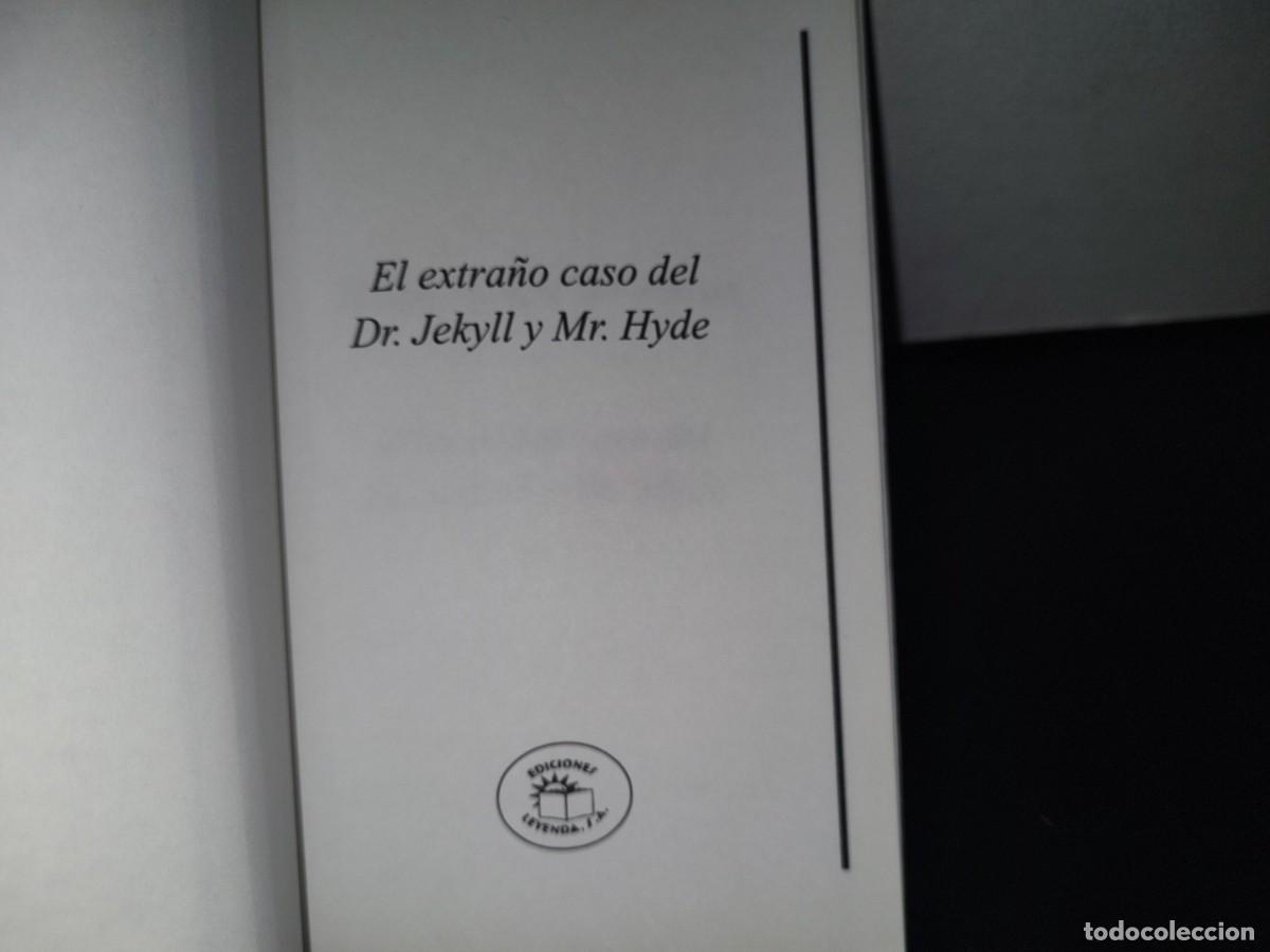 Libros: 89- EL EXTRA&Ntilde;O CASO DEL DR. JEKYLL Y MR. HYDE - ROBERT L. STEVENSON - Foto 4