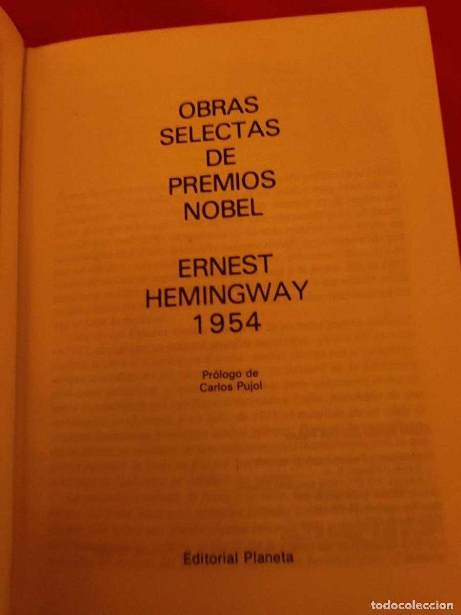 Libros: Obras selectas de premios Nobel. Ernest Hemingway - Foto 2