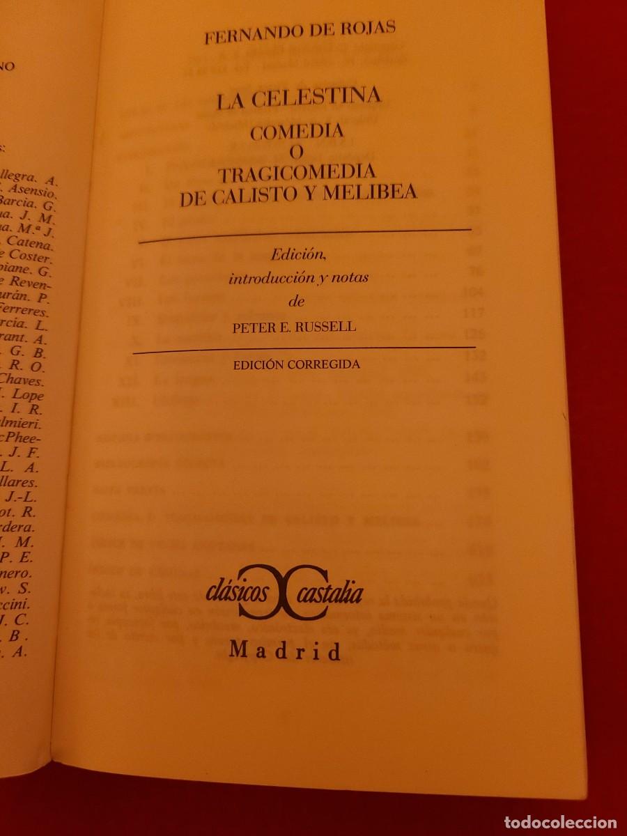 Libros: La Celestina. Fernando de Rojas. - Foto 3