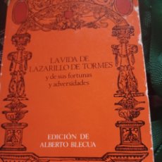 Libros: BARIBOOK 162. LA VIDA DE LAZARILLO DE TORMES Y DE SU FORTUNAS ALBERTO BLECUA CASTALIA