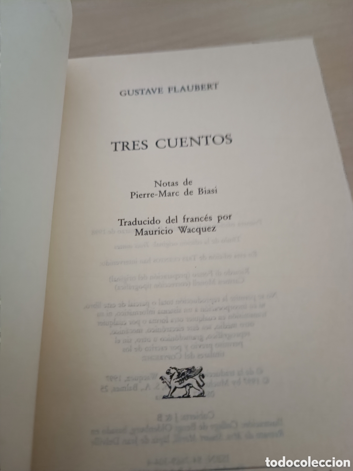 Libros: Tres cuentos (G. Flaubert) - Foto 3