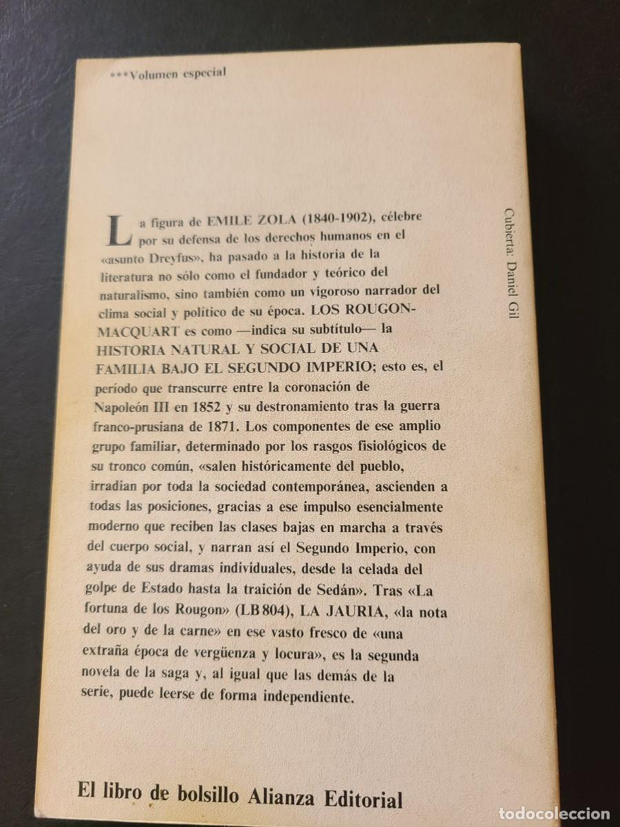 Libros: La jaur&iacute;a. Los Rougon Macquart. Emile Zola - Foto 2