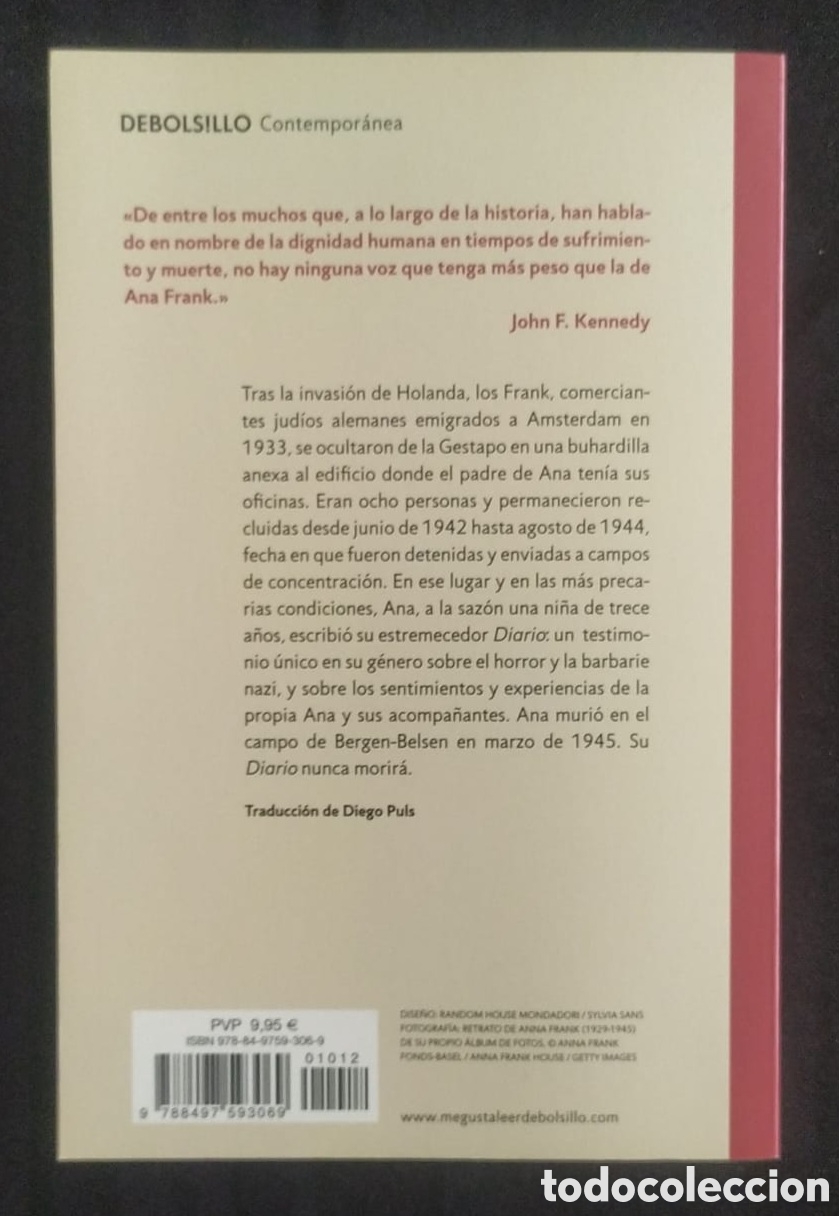 Libros: EL DIARIO DE ANA FRANK - Foto 2