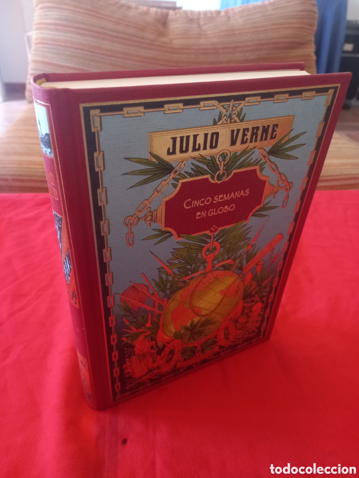 Libros: Cinco semanas en globo. Julio Verne. - Foto 3