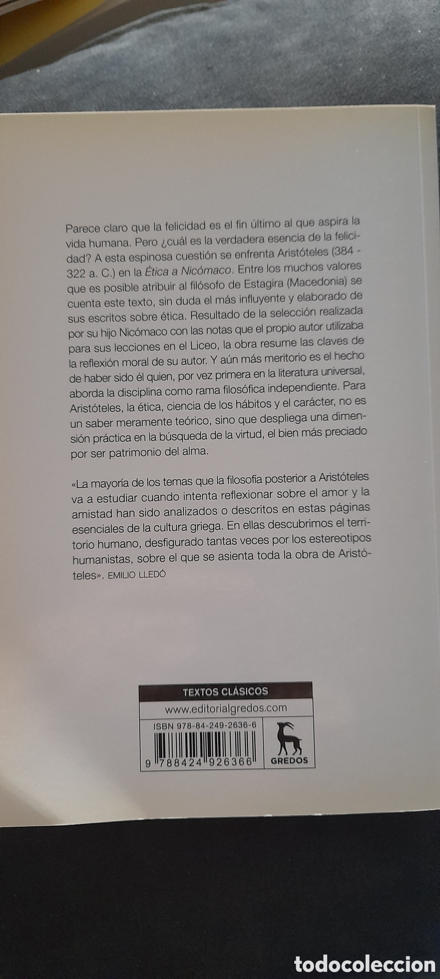 Libros: &Eacute;tica a Nic&oacute;maco . Aristoteles - Foto 2