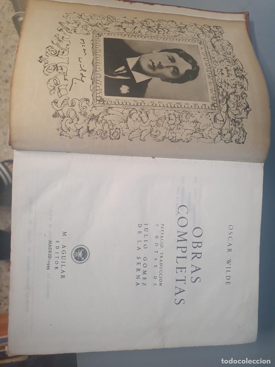 Libros: Obras Completas de Oscar Wilde, 1945 - Foto 2