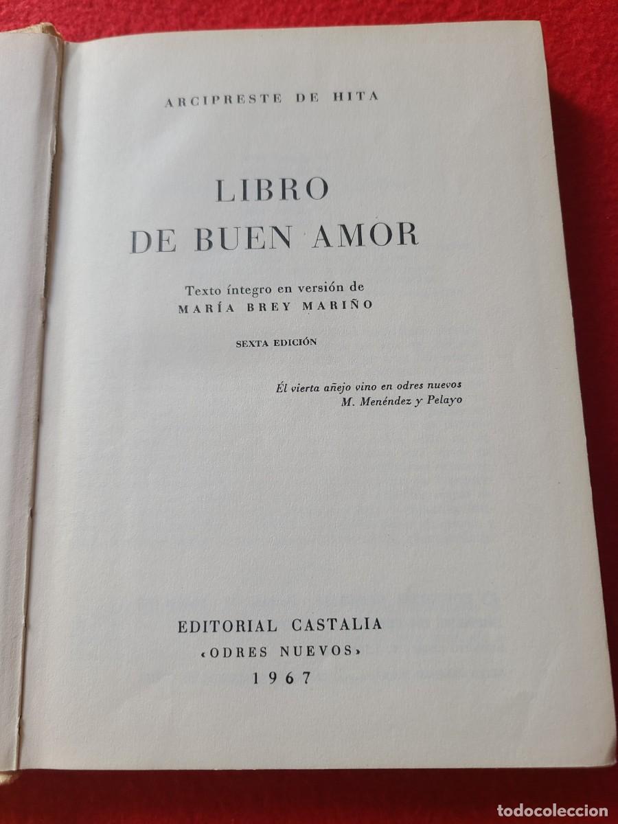 Libros: Libro de Buen Amor. Arcipreste de Hita - Foto 2
