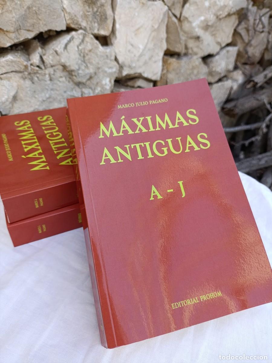 Libros: M&aacute;ximas Antiguas A-J - Foto 1