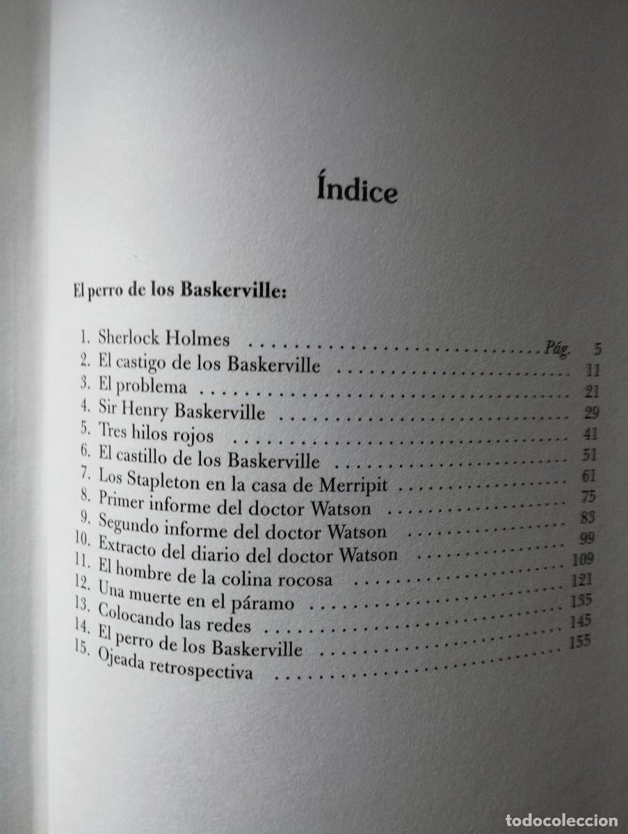 Libros: EL PERRO DE LOS BASKERVILLE (CONAN DOYLE) - Foto 3