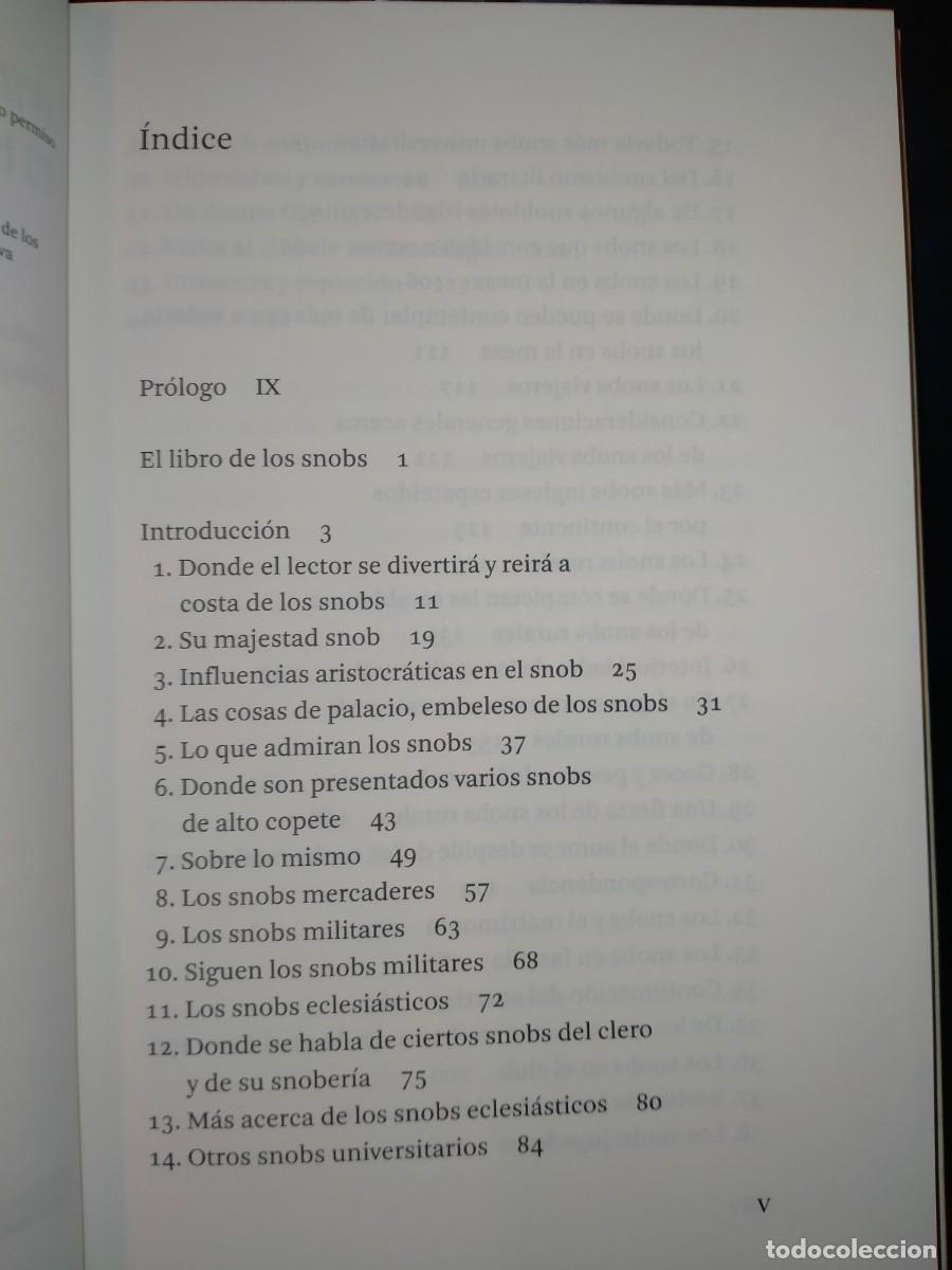 Libros: WILLIAM MAKEPEACE THACKERAY. EL LIBRO DE LOS SNOBS .BLACKLIST - Foto 2